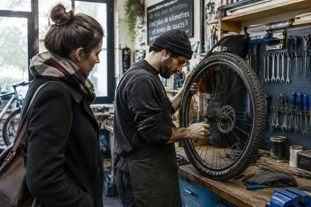 Enquête métier pour vérifier une piste de reconversion dans un atelier de réparation de vélos
